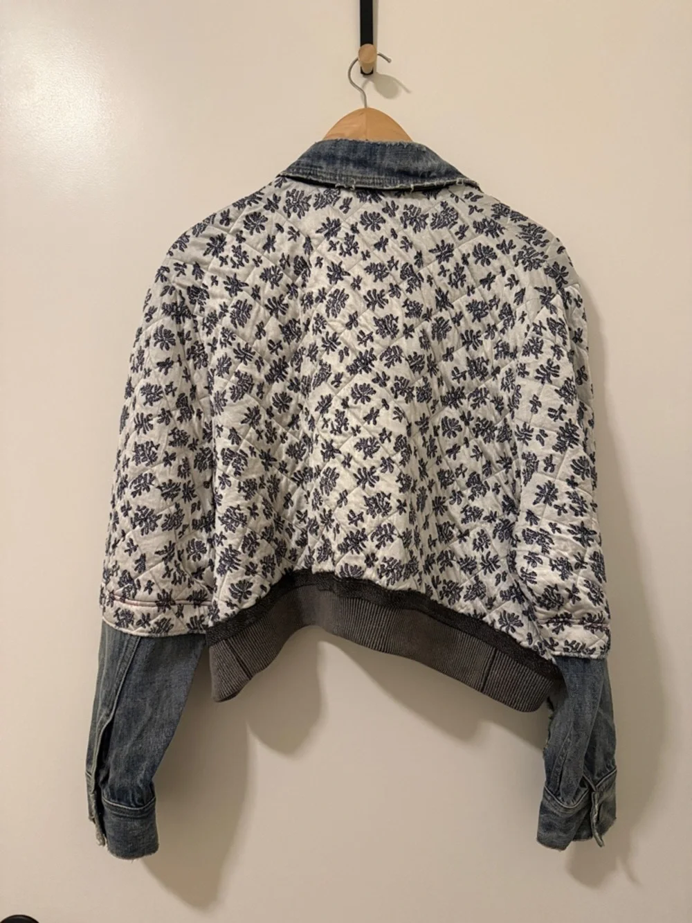 FREE PEOPLE DITSY DENIM JACKET - Picture 8 of 11
